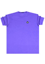 Ανδρική κοντομάνικη μπλούζα Tony Couper - T25/12 - purple diamond regular fit μωβ