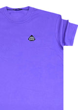 Ανδρική κοντομάνικη μπλούζα Tony Couper - T25/12 - purple diamond regular fit μωβ