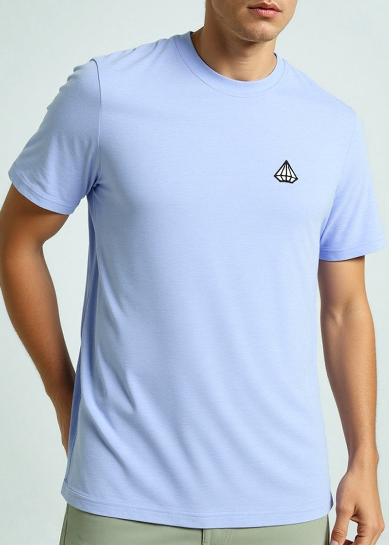 Ανδρική κοντομάνικη μπλούζα Tony Couper - T25/12 - ciel diamond regular fit γαλάζιο