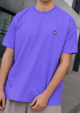 Ανδρική κοντομάνικη μπλούζα Tony Couper - T25/12 - purple diamond regular fit μωβ