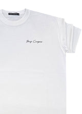 Ανδρική κοντομάνικη μπλούζα Tony couper - T25/13- Ecru Tony Letters Loose fit