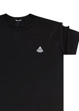 Ανδρική κοντομάνικη μπλούζα Tony couper - TC25/18- Black DI Loose fit
