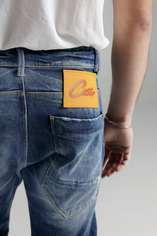 Ανδρικό τζιν παντελόνι cosi jeans - 65-TIAGO-1- μπλε