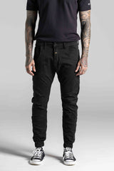 Ανδρικό παντελόνι με λάστιχο Cosi Jeans - 66-TIAGO 60 - elasticated pants regular fit μαύρο