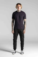 Ανδρικό παντελόνι με λάστιχο Cosi Jeans - 66-TIAGO 60 - elasticated pants regular fit μαύρο