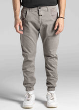 Ανδρικό παντελόνι με λάστιχο Cosi Jeans - 66-TIAGO 60 - elasticated pants regular fit χακί