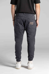 Ανδρικό παντελόνι με λάστιχο Cosi Jeans - 66-TIAGO 60 - elasticated pants regular fit σκούρο γκρι