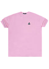 Ανδρική κοντομάνικη μπλούζα Tony couper - TO25/19 - diamond oversized t-shirt ροζ