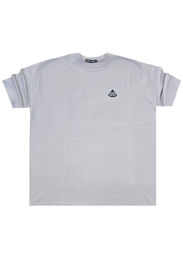 Ανδρική κοντομάνικη μπλούζα Tony couper - TO25/16 - oversized style Grey Angel t-shirt grey