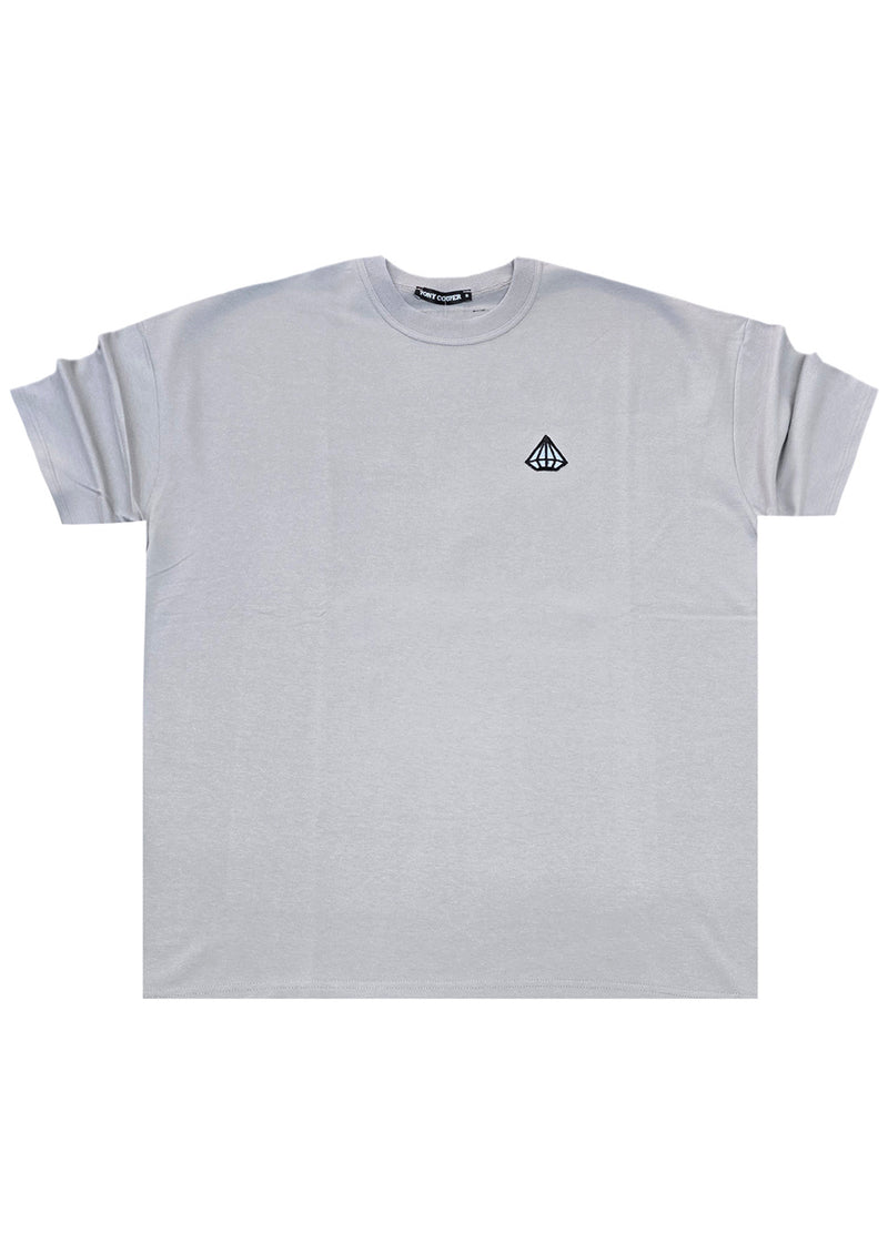 Ανδρική κοντομάνικη μπλούζα Tony couper - TO25/16 - oversized style Grey Angel t-shirt grey
