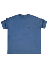 Ανδρική κοντομάνικη μπλούζα Tony couper - TO25/3 - VR memories oversized t-shirt blue