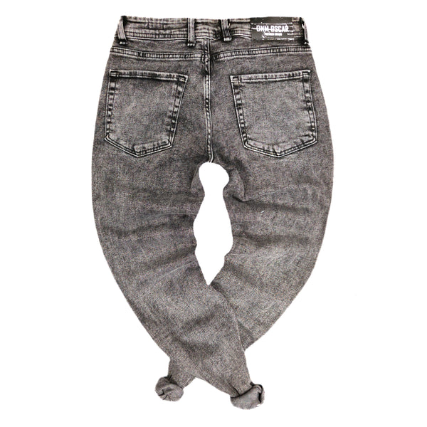 Oscar - TR26782OSC - skinny jogger jeans - washed grey