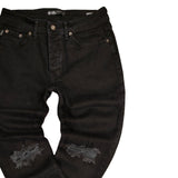 Oscar - TR26844OSC - skinny jogger jeans - black