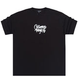 Ανδρική κοντομάνικη μπλούζα Jcyj - TRM0139 - grime smurf oversized fit μαύρο