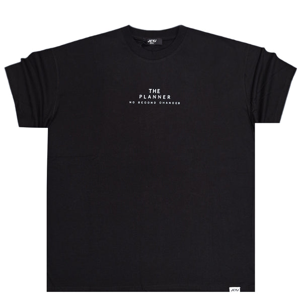 Ανδρική κοντομάνικη μπλούζα Jcyj - TRM0719 - mastermind logo oversized fit μαύρο