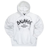 Jcyj - TRM1147 - balance oversized hoodie - white