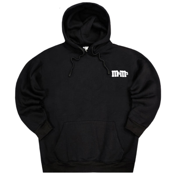 Jcyj - TRM1149 - M&M oversized hoodie - black