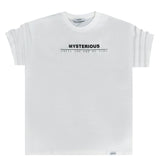 Ανδρική κοντομάνικη μπλούζα Jcyj - TRM160 - mysterious logo oversize fit tee λευκό