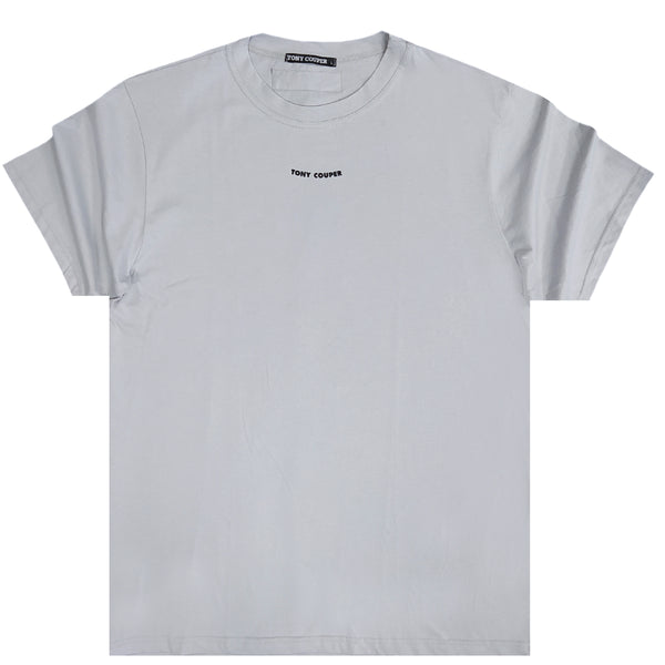 Tony couper - TT22/121 - small text logo tee - ice