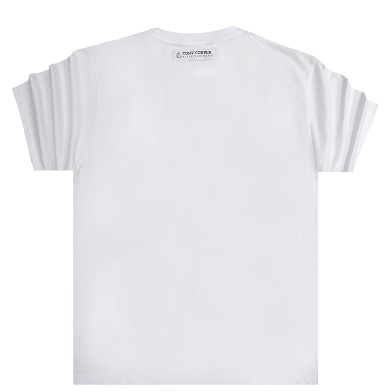 Tony couper - TT22/45 - cube logo tee - white