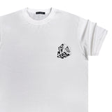 Tony couper - TT22/45 - cube logo tee - white