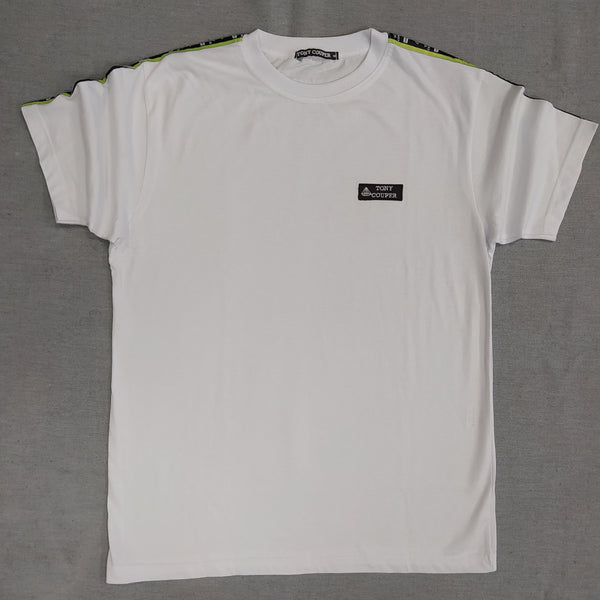 Tony couper - TT22/74 - green gross tee - white