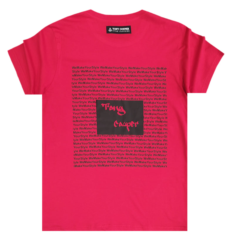 Tony couper - TT22/168 -  we make your style tee - red