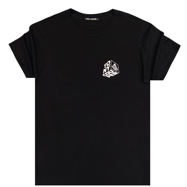 Tony couper - TT22/44 - cube logo tee - black