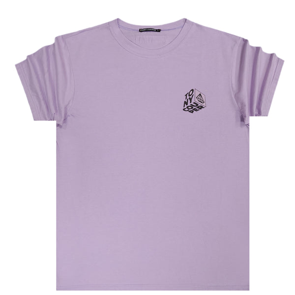 Tony couper - TT22/89 - cube logo tee - purple