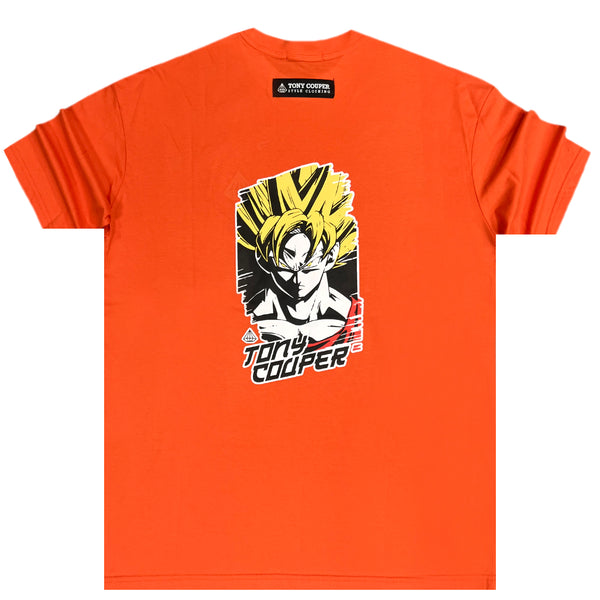 Tony couper - TT23/35 - goku oversized tee - orange