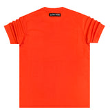 Tony couper  - TT23/62 - orange logo oversized tee - orange