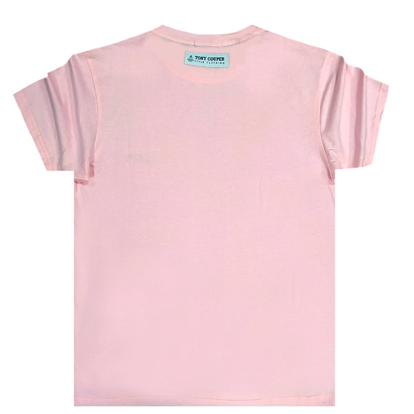 Tony couper  - TT23/64 - hustle oversized tee - pink