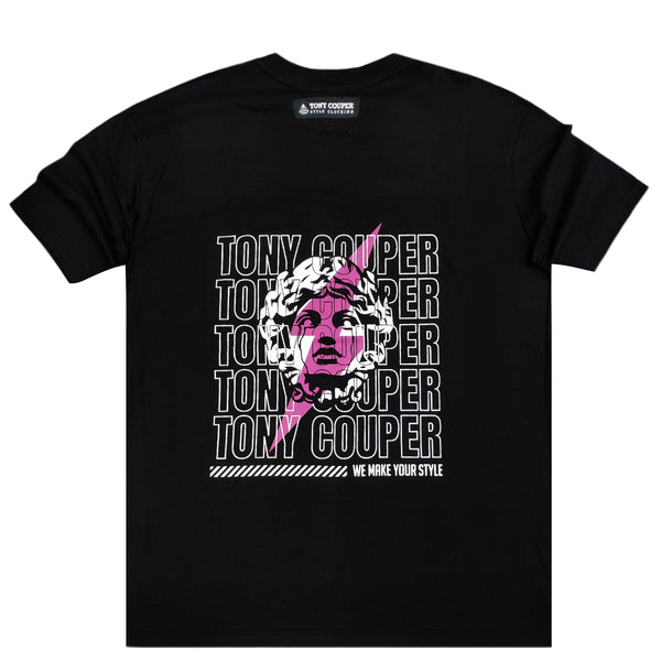 Tony couper - TT23/71 - oversized statue tee - black