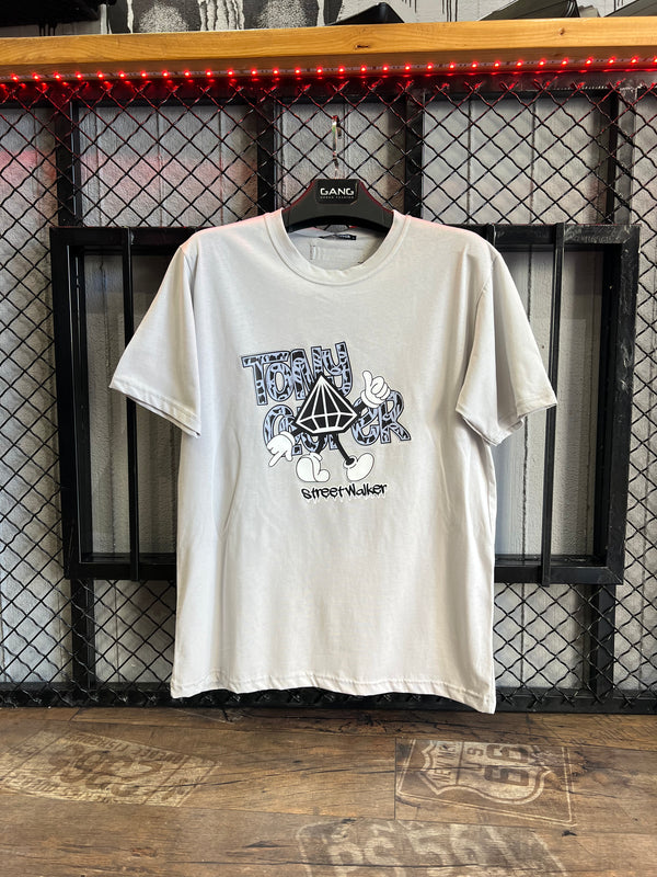 Ανδρική κοντομάνικη μπλούζα Tony couper - T24/31 - street walker tee ice