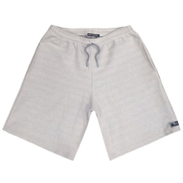 Tony Couper - V22/71 - spring shorts - grey ecru