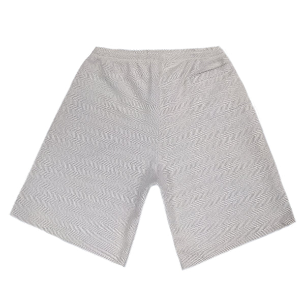 Tony Couper - V22/71 - spring shorts - grey ecru