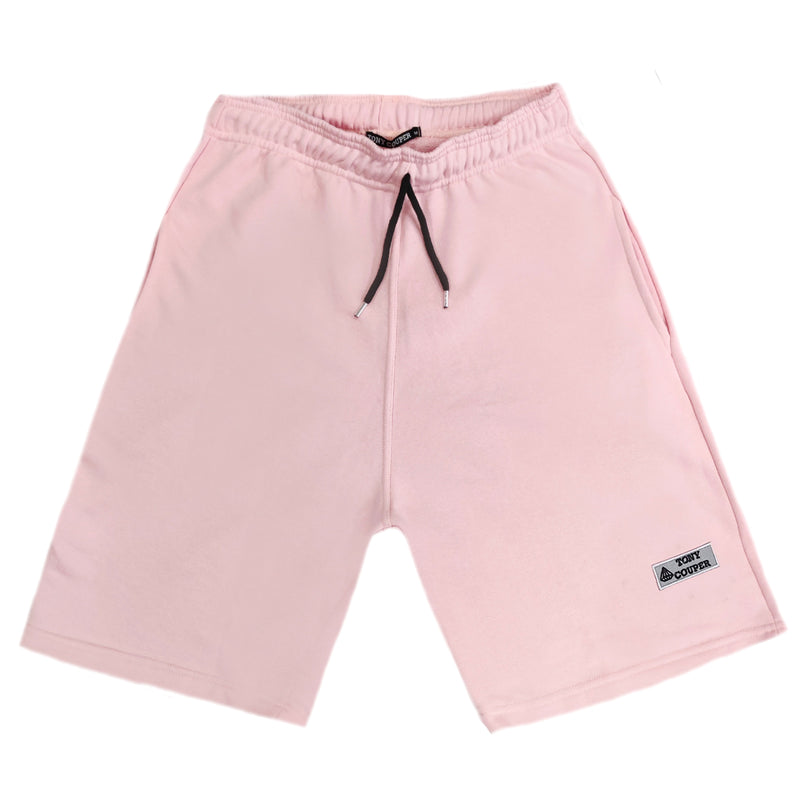 Tony couper - V22/16 - patch logo shorts - pink