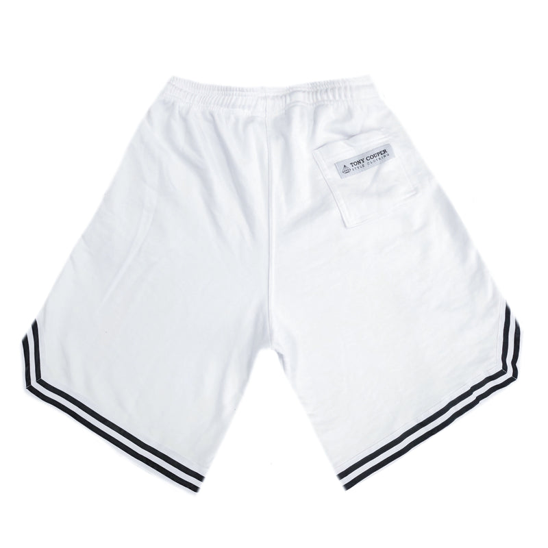 Tony couper - V22/24 - black tape shorts - white