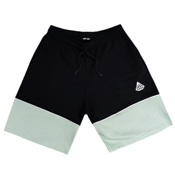 Tony couper - V22/32 - half peanut shorts - black