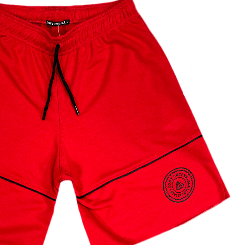 Tony couper - V22/4 - sir shorts - red