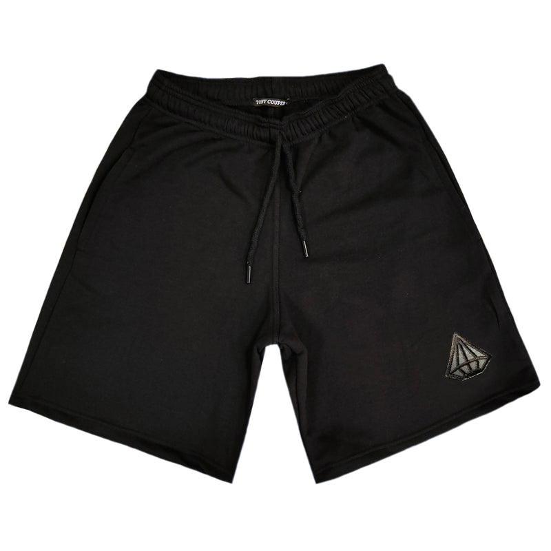 Tony couper foux logo shorts - ice