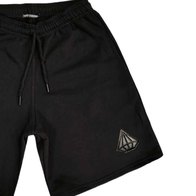 Tony couper  - V23/10 -  diamond shorts - black