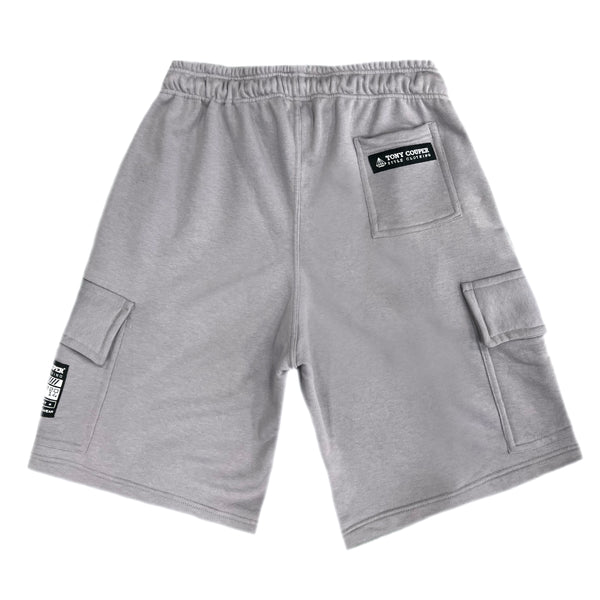 Tony couper - V23/10 - cargo shorts - grey