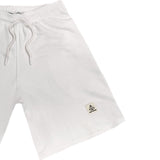 Tony couper - V23/100 - white cube shorts shorts - white