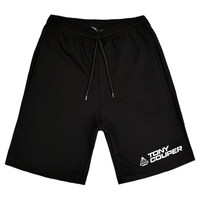 Tony couper - V23/18 - logo shorts - black