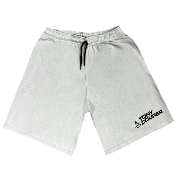 Tony couper - V23/18 -  logo shorts - ice