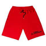 Tony couper - V23/18 - oversized logo shorts - red