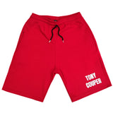 Tony couper - V23/19 - silver logo shorts - red