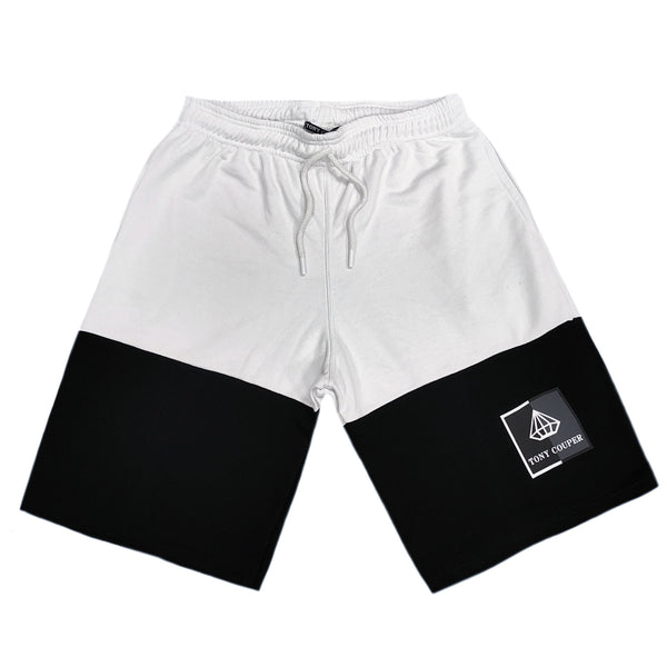 Tony couper - V23/22 - half white shorts - black