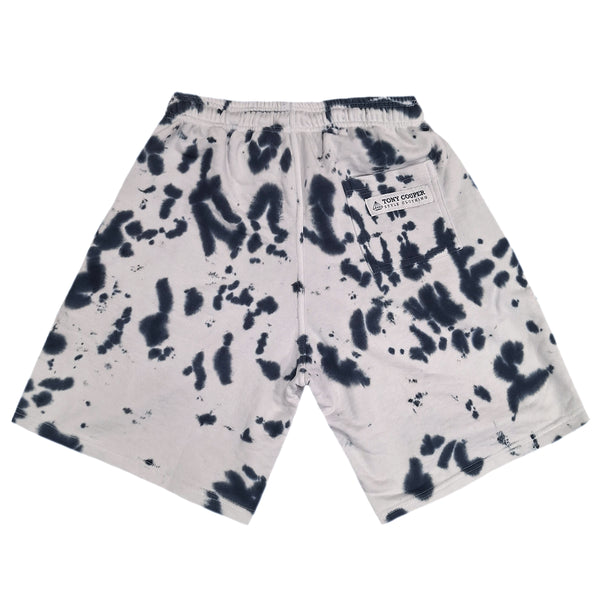 Tony couper - V23/23 - batic shorts - white